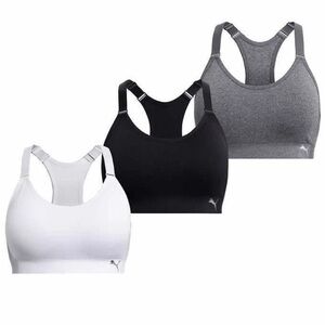 NWOT PUMA Ladies' Sports Bra 3 Pack Athletic Wear Impact Small
